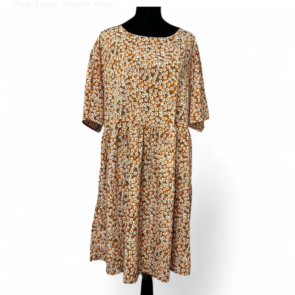 SHEIN CURVE Women floral dress 1XL